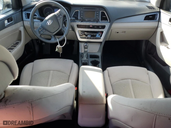 2015 Hyundai Sonata 2.4L SE with VIN 5NPE24AF4FH183683, listed as a Copart auction lot 44922705 with 0 mi miles and Salvage Title. Bid and sale history available at carsss.com. Image 8.