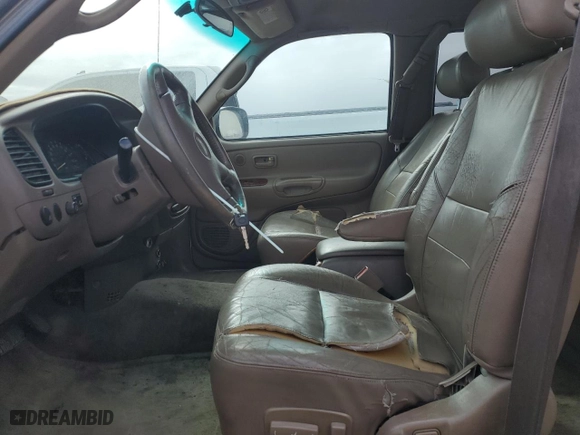 2001 Toyota Tundra Ltd with VIN 5TBBT48151S209603, listed as a Copart auction lot 47633605 with 283,681 mi miles and Clean Title. Bid and sale history available at carsss.com. Image 7.