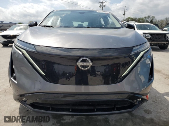 2024 Nissan ARIYA Platinum+ with VIN JN1DF0CD2RM740057, listed as a Copart auction lot 51851075 with 1,168 mi miles and Salvage title. Bid and sale history available at DreamBid. Image 5.
