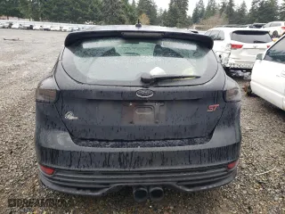 2017 Ford Focus ST with VIN 1FADP3L90HL317446, listed as a Copart auction lot 86165304 with 129,389 mi miles and Salvage Title. Bid and sale history available at carsss.com. Image 6.