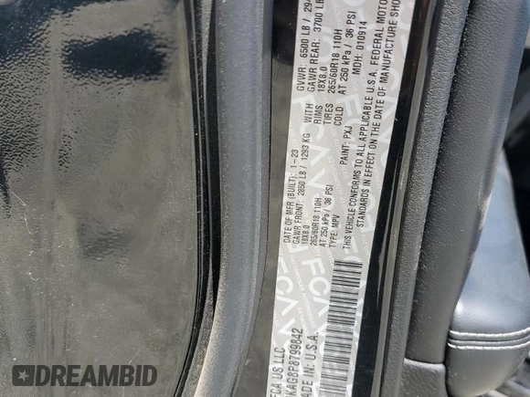 2023 Jeep Grand Cherokee Laredo с VIN 1C4RJKAG8P8799842, выставлен на аукционе Copart как лот 57648405 с пробегом 13 306 миль миль и Списание • Salvage title. История ставок и продаж доступна на DreamBid. Изображение 14.