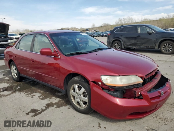 2000 Honda Accord SE with VIN JHMCG5677YC016067, listed as a Copart auction lot 54243735 with 155,183 mi miles and Salvage title. Bid and sale history available at DreamBid. Image 4.