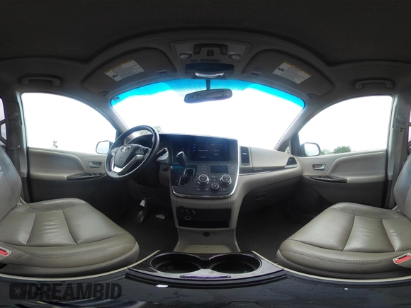 2015 Toyota Sienna XLE with VIN 5TDYK3DC9FS569714, listed as a IAAI auction lot 42297410 with 114,802 mi miles and . Bid and sale history available at DreamBid. Image 19.