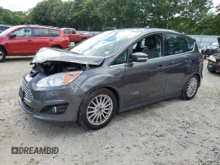 2016 Ford C-Max Energi SEL with VIN 1FADP5CU4GL112498, listed as a Copart auction lot 58612914 with 106,069 mi miles and Salvage Title. Bid and sale history available at carsss.com. Image 1.