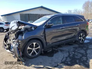 2018 Kia Sorento EX with VIN 5XYPHDA5XJG422216, listed as a Copart auction lot 45676175 with 106,771 mi miles and Salvage Title. Bid and sale history available at carsss.com. Image 1.