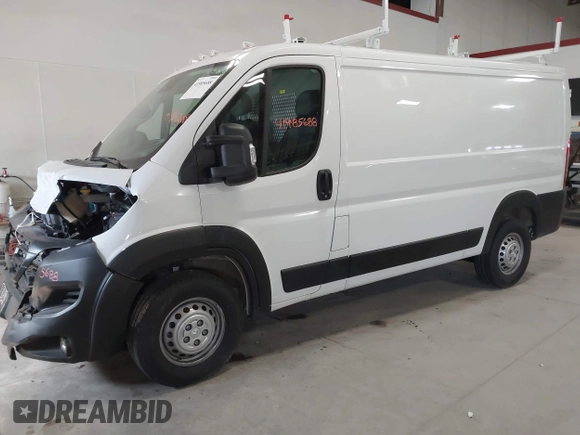 2024 Ram ProMaster Cargo Tradesman with VIN 3C6LRVVG8RE129248, listed as a IAAI auction lot 41985688 with 15,770 mi miles. Bid and sale history available at carsss.com. Image 2.