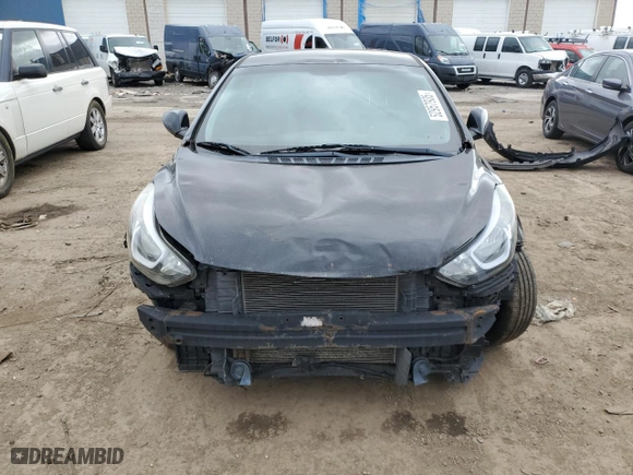 2014 Hyundai Elantra SE with VIN KMHDH4AE5EU074649, listed as a Copart auction lot 52957935 with 0 mi miles and Clean Title. Bid and sale history available at carsss.com. Image 5.
