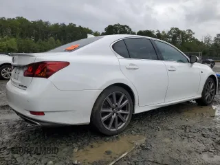2015 Lexus GS 350 with VIN JTHCE1BL9FA007607, listed as a Copart auction lot 73592044 with 117,856 mi miles and Salvage Title. Bid and sale history available at carsss.com. Image 3.
