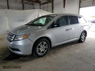 2012 Honda Odyssey EX-L with VIN 5FNRL5H63CB069095, listed as a Copart auction lot 53884155 with 189,922 mi miles and Clean Title. Bid and sale history available at carsss.com. Image 1.