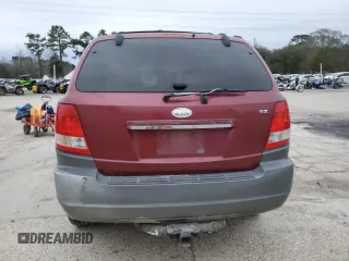 2006 Kia Sorento LX with VIN KNDJD733165550228, listed as a Copart auction lot 87581895 with 189,561 mi miles and Salvage Title. Bid and sale history available at DreamBid. Image 6.
