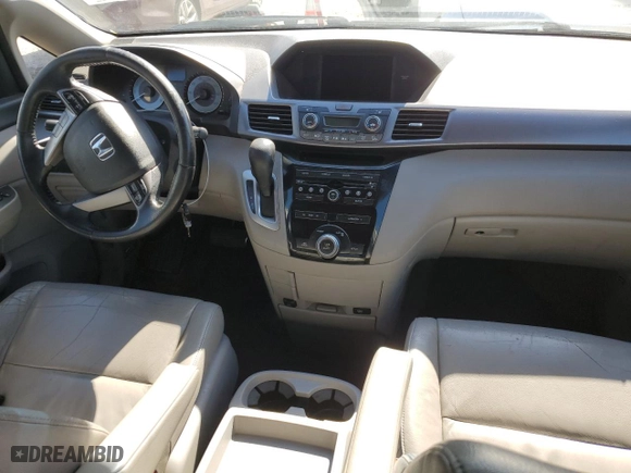 2011 Honda Odyssey EX-L with VIN 5FNRL5H6XBB095059, listed as a Copart auction lot 47368985 with 217,084 mi miles and Salvage Title. Bid and sale history available at carsss.com. Image 8.