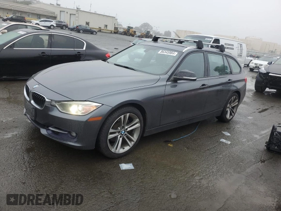 2014 BMW 3 Series 328i xDrive with VIN WBA3G7C5XEKN37654, listed as a Copart auction lot 86345984 with 115,450 mi miles and Salvage Title. Bid and sale history available at carsss.com. Image 1.