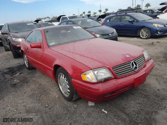 1997 Mercedes-Benz SL-Class with VIN WDBFA63F1VF144556, listed as a Copart auction lot 74490744 with 0 mi miles and Salvage Title. Bid and sale history available at carsss.com. Image 4.