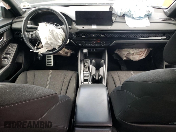2023 Honda Accord Sport с VIN 1HGCY2F55PA008296, выставлен на аукционе Copart как лот 58378955 с пробегом 73 461 миль миль и Списание • Salvage title. История ставок и продаж доступна на DreamBid. Изображение 8.