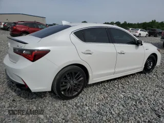 2021 Acura ILX Premium with VIN 19UDE2F82MA007870, listed as a Copart auction lot 53962685 with 23,487 mi miles and Salvage title. Bid and sale history available at DreamBid. Image 3.