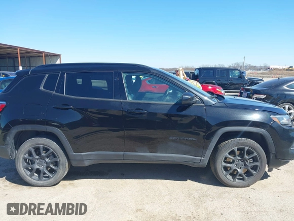 2023 Jeep Compass Latitude with VIN 3C4NJDBN2PT507868, listed as a IAAI auction lot 41760268 with 35,837 mi miles and . Bid and sale history available at DreamBid. Image 13.