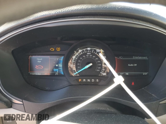 2018 Ford Fusion SE with VIN 3FA6P0HD4JR157390, listed as a Copart auction lot 50189075 with 115,410 mi miles and Salvage Title. Bid and sale history available at DreamBid. Image 9.
