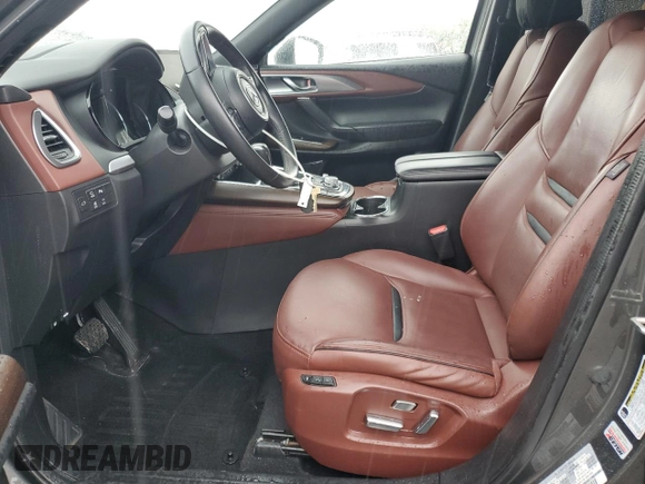 2019 Mazda CX-9 Signature with VIN JM3TCBEY6K0331528, listed as a Copart auction lot 56384485 with 47,700 mi miles and Salvage title. Bid and sale history available at DreamBid. Image 7.