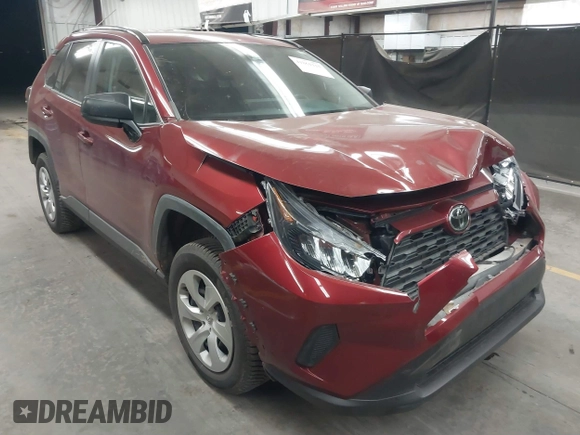 2021 Toyota RAV4 LE with VIN 2T3F1RFV2MW218151, listed as a IAAI auction lot 41861115 with 59,591 mi miles. Bid and sale history available at carsss.com. Image 1.