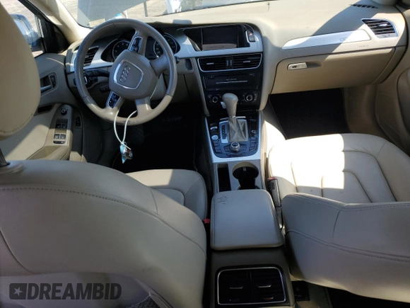 2012 Audi A4 2.0T Premium Plus with VIN WAUFFAFLXCN003878, listed as a Copart auction lot 50172625 with 0 mi miles and Clean Title. Bid and sale history available at carsss.com. Image 8.