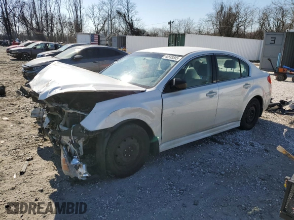 2012 Subaru Legacy 2.5i with VIN 4S3BMBA67C3008692, listed as a Copart auction lot 48593585 with 202,432 mi miles and Salvage Title. Bid and sale history available at DreamBid. Image 1.
