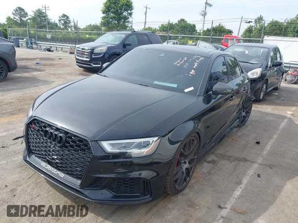 2019 Audi RS 3 z VIN WUABWGFF4KA906678, wystawiony jako IAAI lot #42468486 z przebiegiem 79 338 mil mil oraz . Historia ofert i sprzedaży dostępna na DreamBid. Obrazek 2.