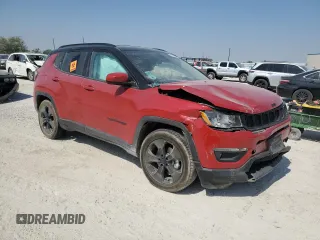 2020 Jeep Compass Altitude with VIN 3C4NJCBB5LT135856, listed as a Copart auction lot 76498864 with Not Provided miles and Salvage Title. Bid and sale history available at carsss.com. Image 4.
