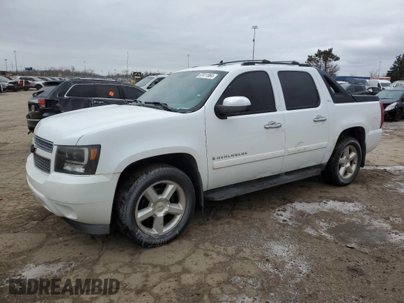 2008 Chevrolet Avalanche LT w/3LT with VIN 3GNFK12358G129724, listed as a Copart auction lot 87411564 with 176,056 mi miles and Clean Title. Bid and sale history available at carsss.com. Image 1.