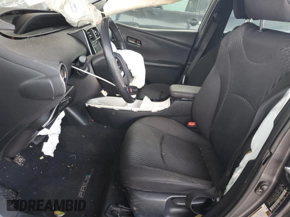 2016 Toyota Prius Four z VIN JTDKARFU0G3516517, wystawiony jako Copart lot #54998275 z przebiegiem Nie podano mil oraz Szkoda całkowita • Salvage title. Historia ofert i sprzedaży dostępna na DreamBid. Obrazek 7.