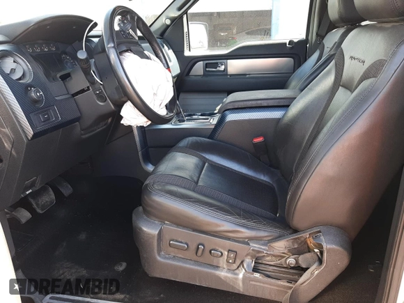 2014 Ford F-150 SVT Raptor with VIN 1FTFW1R67EFC35912, listed as a Copart auction lot 46139684 with 187,454 mi miles and Salvage Title. Bid and sale history available at carsss.com. Image 7.