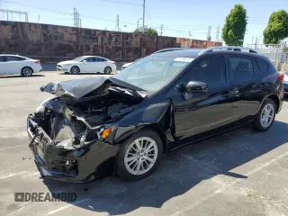 2017 Subaru Impreza Premium with VIN 4S3GTAB61H3725954, listed as a Copart auction lot 57256475 with 80,241 mi miles and Salvage title. Bid and sale history available at DreamBid. Image 1.