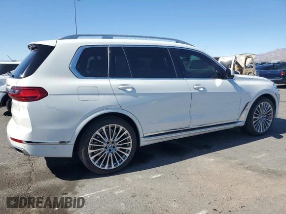 2019 BMW X7 xDrive50i z VIN 5UXCX4C54KLS38649, wystawiony jako Copart lot #46897795 z przebiegiem 60 904 mil mil oraz Szkoda całkowita • Salvage title. Historia ofert i sprzedaży dostępna na DreamBid. Obrazek 3.