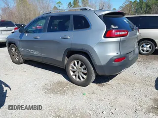 2016 Jeep Cherokee Limited with VIN 1C4PJLDB8GW239294, listed as a IAAI auction lot 41675712 with 140,491 mi miles. Bid and sale history available at carsss.com. Image 3.