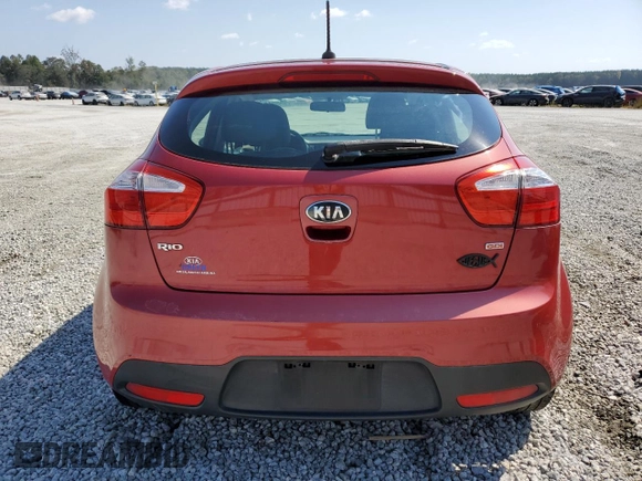 2014 Kia Rio LX with VIN KNADM5A35E6356053, listed as a Copart auction lot 74982134 with 78,623 mi miles and Non Repairable. Bid and sale history available at carsss.com. Image 6.