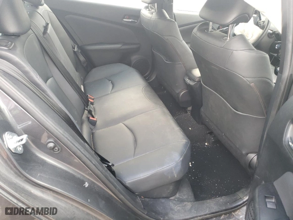 2019 Toyota Prius LE with VIN JTDL9RFU1K3006733, listed as a Copart auction lot 55168242 with 37,544 mi miles. Bid and sale history available at carsss.com. Image 6.