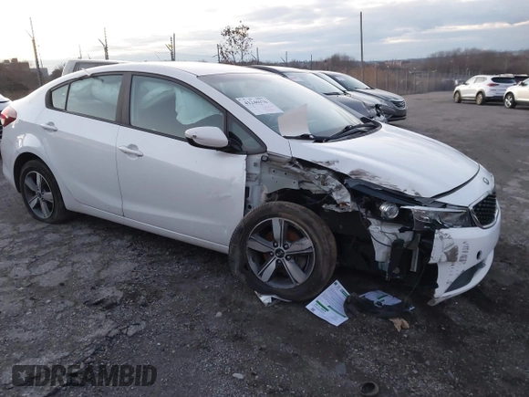 2018 Kia Forte LX with VIN 3KPFL4A74JE190592, listed as a IAAI auction lot 41246176 with 1 mi miles. Bid and sale history available at carsss.com. Image 6.