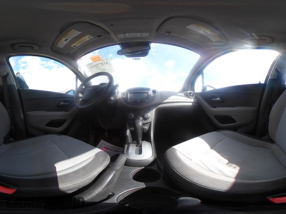 2015 Chevrolet Trax LS with VIN KL7CJKSBXFB235486, listed as a IAAI auction lot 41875595 with 125,301 mi miles. Bid and sale history available at carsss.com. Image 18.