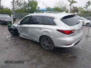 2019 Infiniti QX60 Pure z VIN 5N1DL0MM9KC534133, wystawiony jako IAAI lot #41407744 z przebiegiem 215 402 mil mil oraz . Historia ofert i sprzedaży dostępna na DreamBid. Obrazek 3.