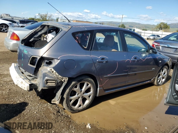2007 Mazda 3 S Sport with VIN JM1BK144771744236, listed as a Copart auction lot 48684865 with 181,643 mi miles and Salvage Title. Bid and sale history available at DreamBid. Image 3.