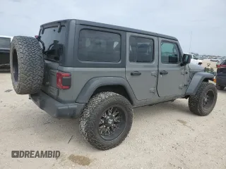 2020 Jeep Wrangler Unlimited Sport Altitude with VIN 1C4HJXDG2LW325430, listed as a Copart auction lot 46953185 with 69,919 mi miles and Salvage title. Bid and sale history available at DreamBid. Image 3.