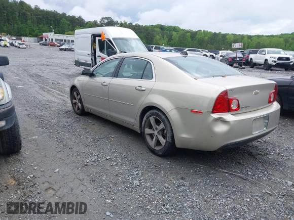 2012 Chevrolet Malibu 1LT with VIN 1G1ZC5E01CF272720, listed as a IAAI auction lot 42105416 with 185,220 mi miles and . Bid and sale history available at DreamBid. Image 3.
