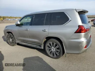 2018 Lexus LX with VIN JTJHY7AX2J4264876, listed as a Copart auction lot 46104975 with 25,466 mi miles and Salvage Title. Bid and sale history available at carsss.com. Image 2.