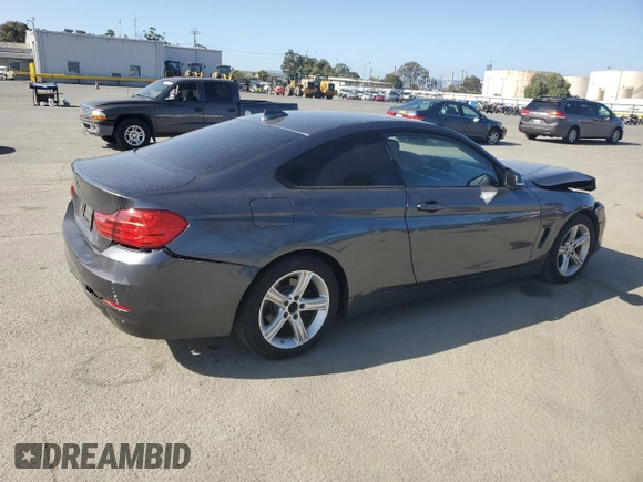 2014 BMW 4 Series 428i with VIN WBA3N7C5XEK220706, listed as a Copart auction lot 53860725 with 85,882 mi miles and Salvage title. Bid and sale history available at DreamBid. Image 3.