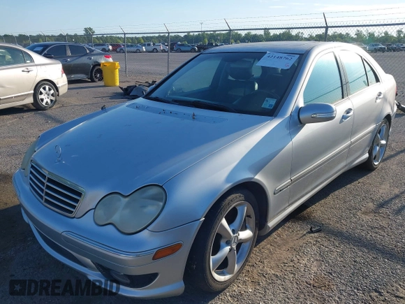 2006 Mercedes-Benz C 230 Sport with VIN WDBRF52H56E021295, listed as a IAAI auction lot 42148762 with 113,276 mi miles and . Bid and sale history available at carsss.com. Image 2.