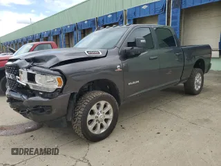 2023 Ram 2500 Big Horn with VIN 3C6UR5DL7PG517320, listed as a Copart auction lot 56830845 with 32,103 mi miles and Salvage title. Bid and sale history available at DreamBid. Image 1.