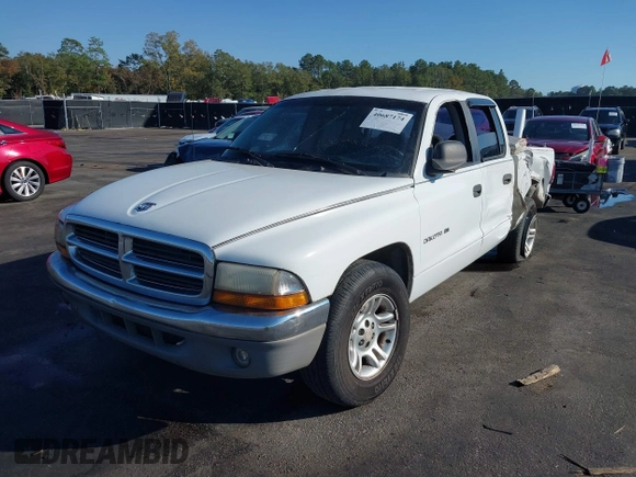 2001 Dodge Dakota Sport with VIN 1B7GL2AN81S127838, listed as a IAAI auction lot 40687174 with 235,301 mi miles. Bid and sale history available at carsss.com. Image 2.