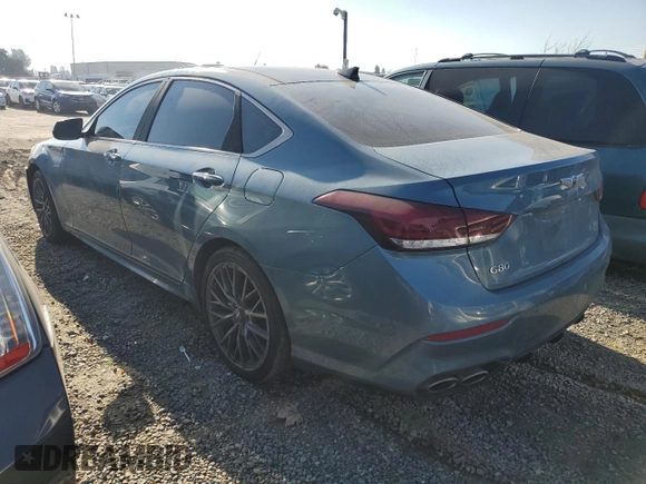 2018 Genesis G80 Sport z VIN KMHGN4JB5JU248399, wystawiony jako Copart lot #86296154 z przebiegiem 129 667 mil mil oraz Czysty tytuł • Clean title. Historia ofert i sprzedaży dostępna na DreamBid. Obrazek 2.