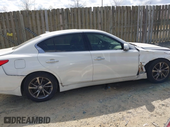 2017 Infiniti Q50 Premium with VIN JN1EV7AR6HM839042, listed as a IAAI auction lot 41923341 with 140,132 mi miles and . Bid and sale history available at carsss.com. Image 14.
