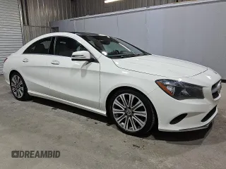2018 Mercedes-Benz CLA with VIN WDDSJ4EB8JN550130, listed as a Copart auction lot 49592815 with 92,547 mi miles and Clean Title. Bid and sale history available at carsss.com. Image 4.