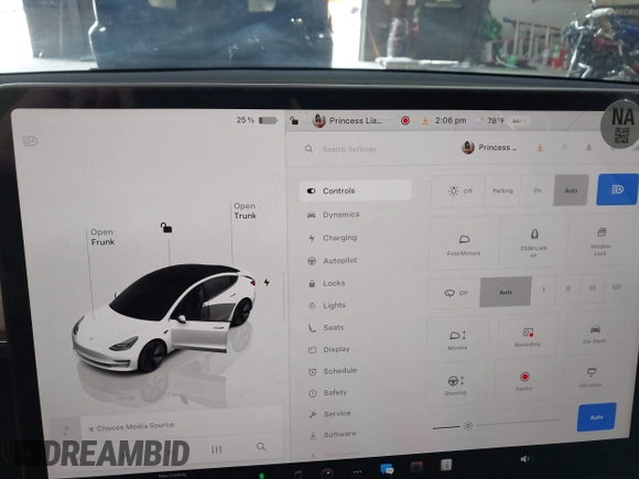 2023 Tesla Model 3 с VIN 5YJ3E1EA8PF501350, выставлен на аукционе IAAI как лот 42500841 с пробегом 19 466 миль миль и . История ставок и продаж доступна на DreamBid. Изображение 17.
